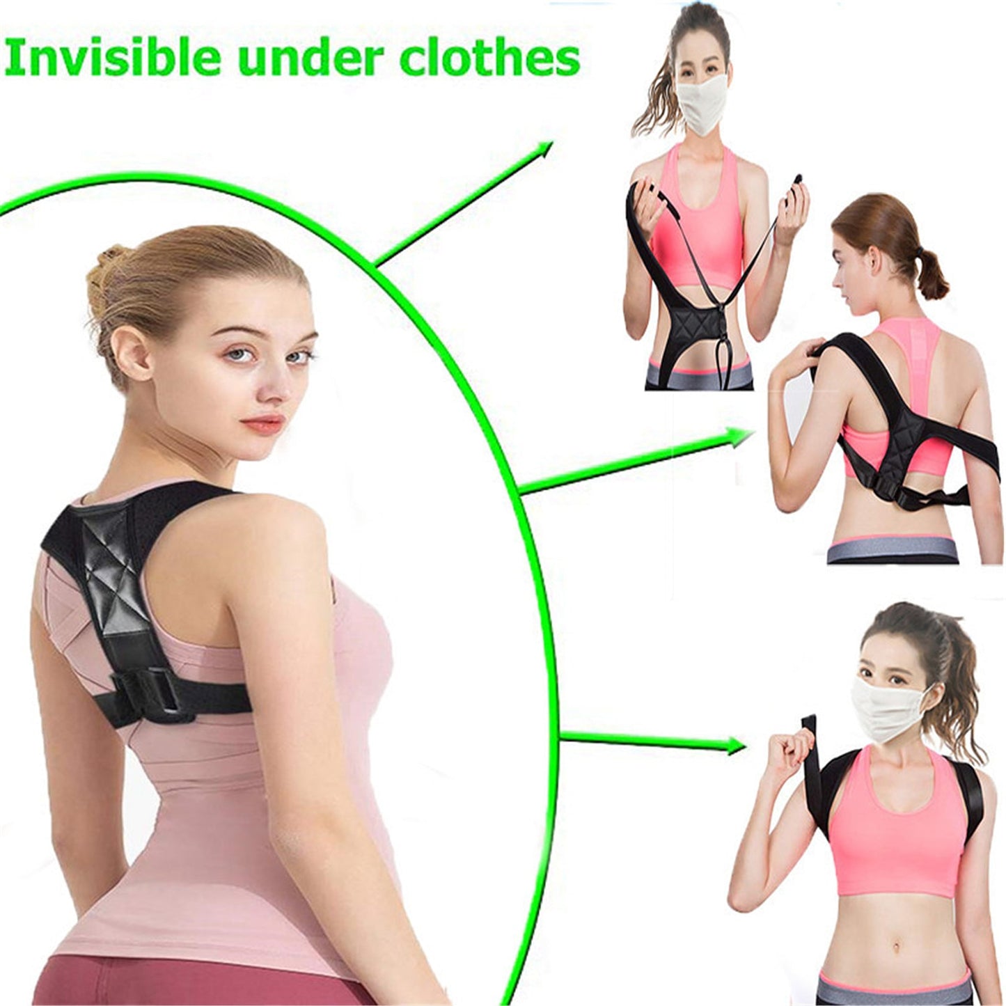 Back Posture Corrector, Belt Adjustable